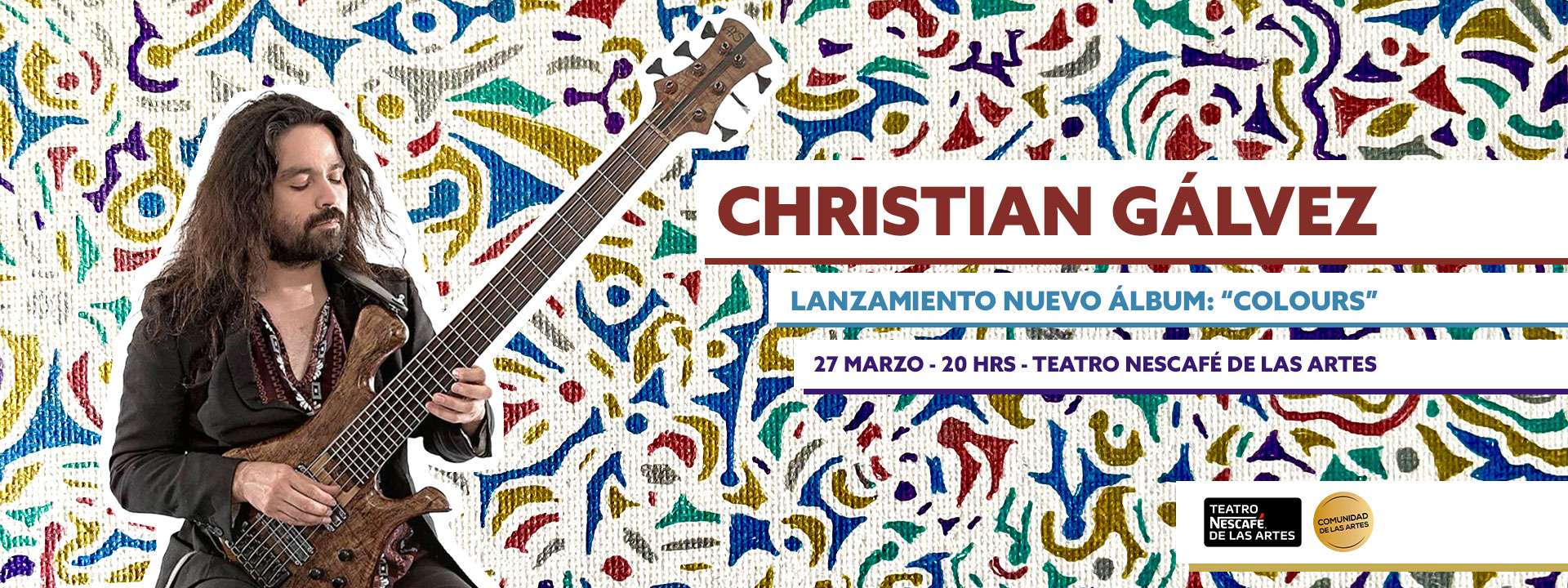 Christian Gálvez: los colores mestizos de una obra en constante expansión